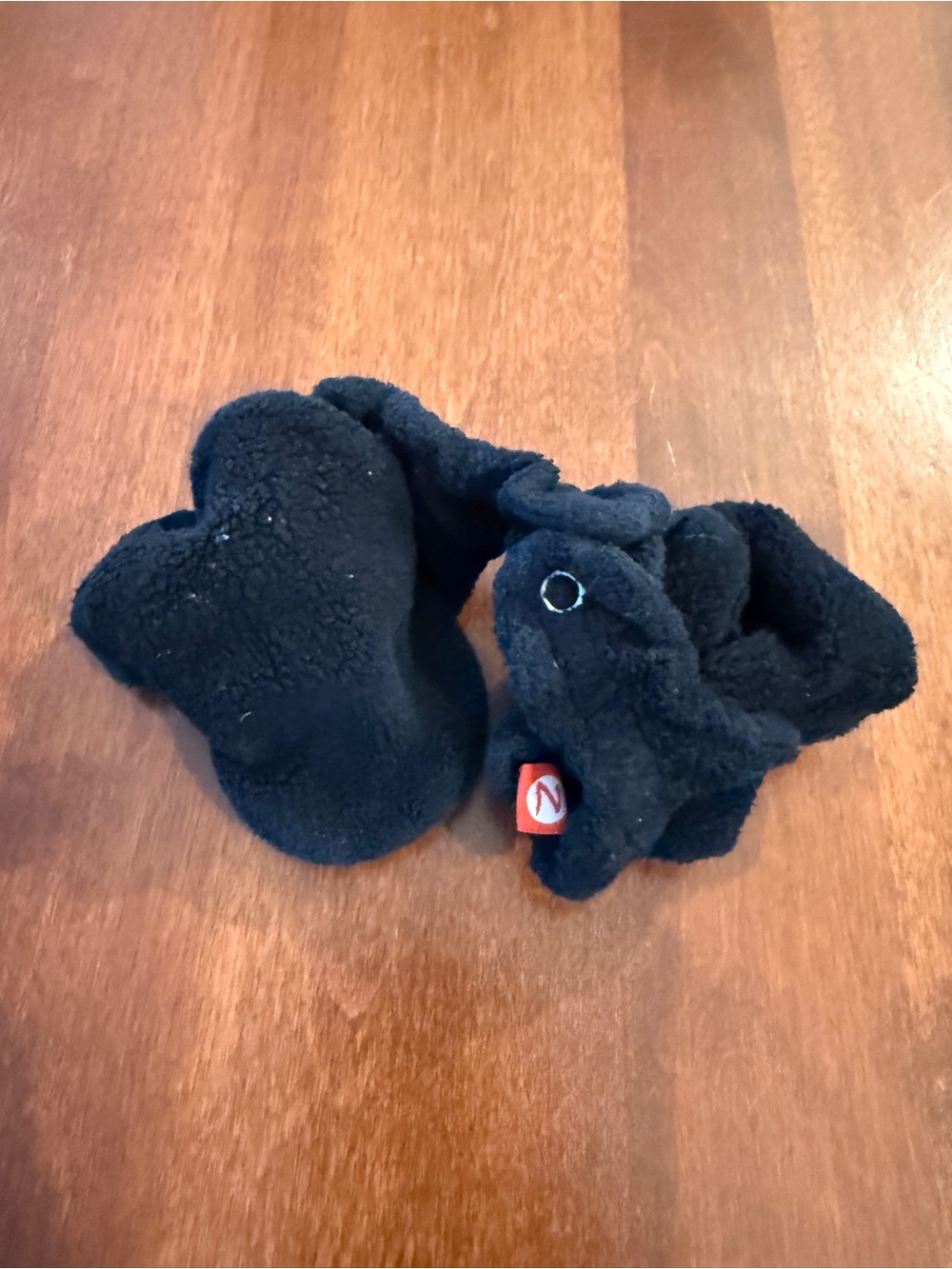 Zutano Kids Black Fleece Mittens